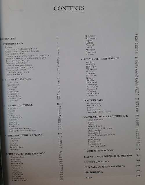 Old Towns and Villages of the Cape - Author: Hans Fransen