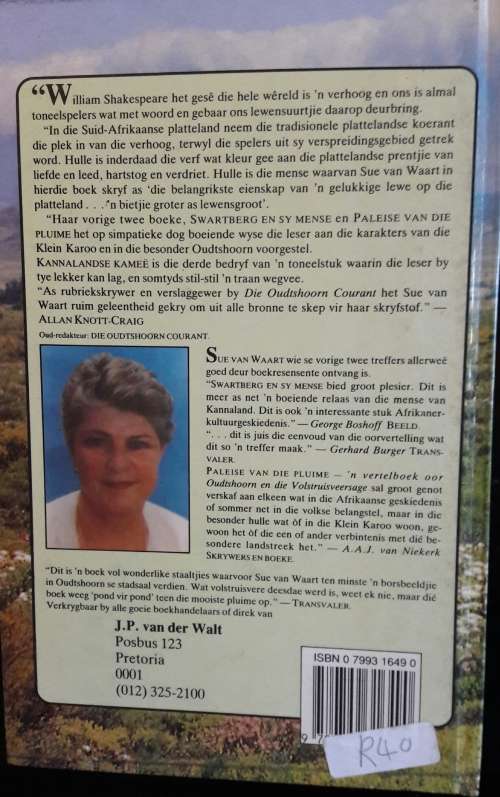 Kannalandse Kamee - Sue van Waart