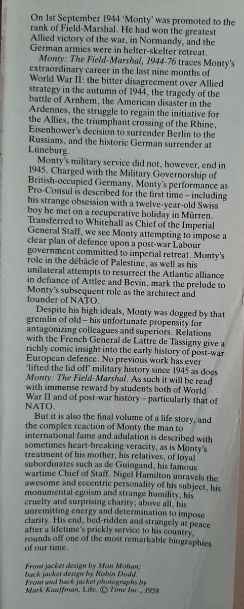 Monty:The Field-Marshal 1944-1976 - Author: Nigel Hamilton