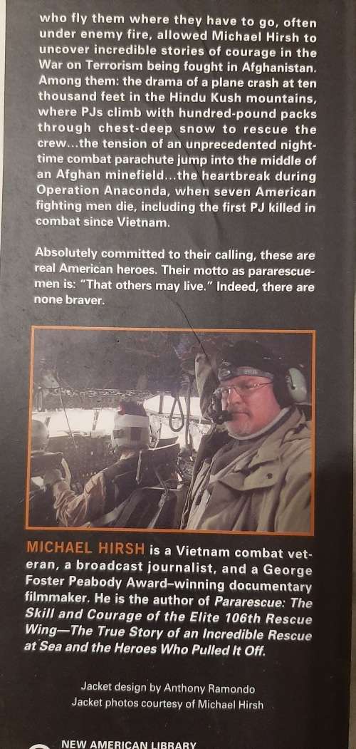 None Braver:U.S. Air Force Pararescuenem in the War on Terrorism - Author: Michael Hirsh