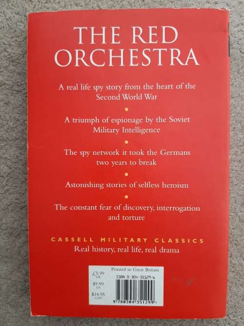 The Red Orchestra: The Soviet Spy Network Inside Nazi Europe - Author: V.E. Tarrant