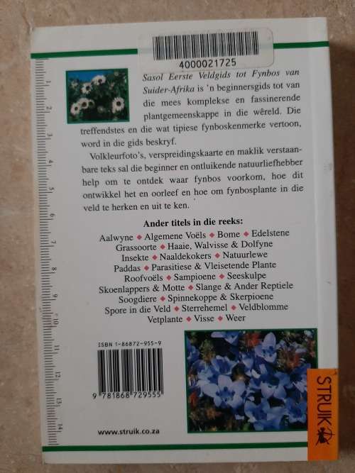 Sasol Eerste Veldgids tot Fynbos van Suider-Afrika - Author: John Manning