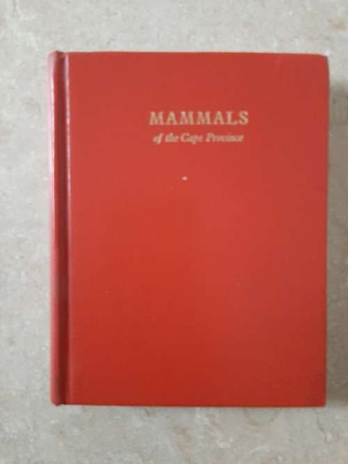 Mammals of the Cape Province - Author: Department of Nature Conservation