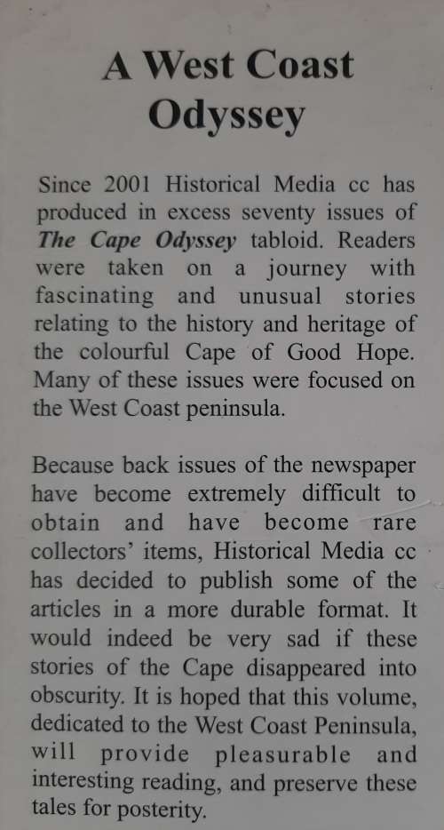 A West Coast Odyssey - Edited and Compiled: Gabriel, Louise and Nikolai Athiros and Mike Turner