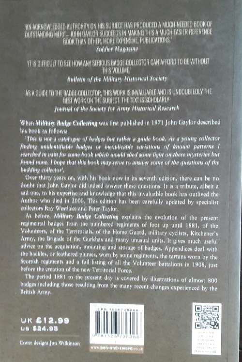 Military Badge Collecting - John Gaylor