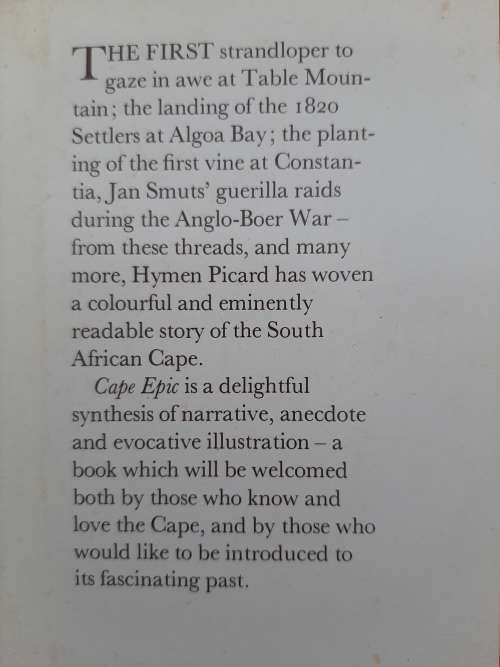 Cape Epic -Author: Hymen Picard