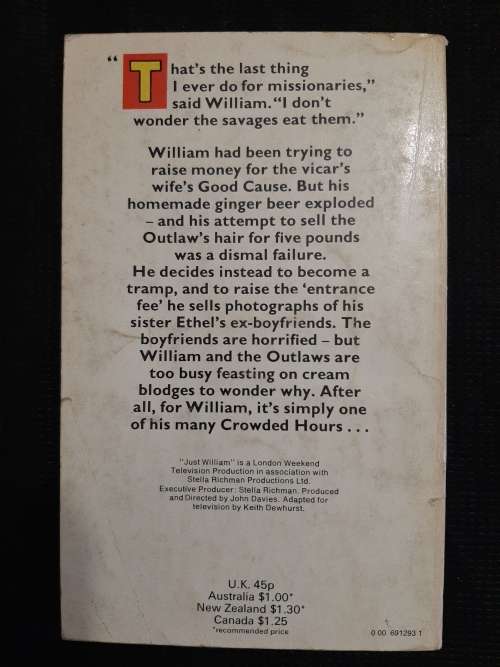 William`s Crowded Hours - Author: Richmal Crompton