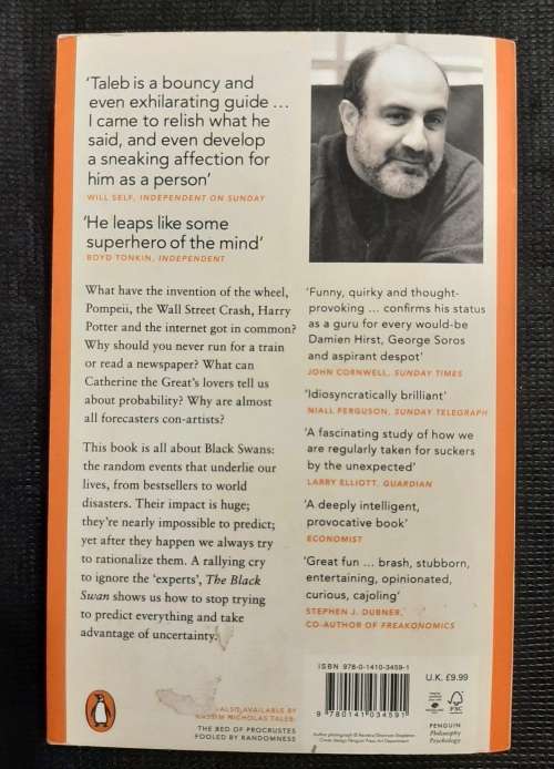 The Black Swan: The Impact of the Highly Improbable - Author: Nassim Nicholas Taleb