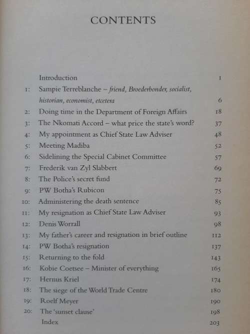 The Inner Circle: Reflections on the last days of white rule - Author: Jan Heunis