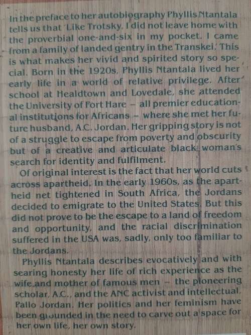 A Life`s Mosaic : The Autobiography of Phyllis Ntantala - Author: Phyllis P Jordan