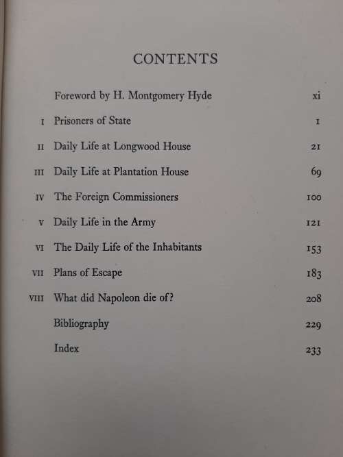 Napoleon`s St. Helena - Translated from the French, Gilbert Martineau by Frances Partridge