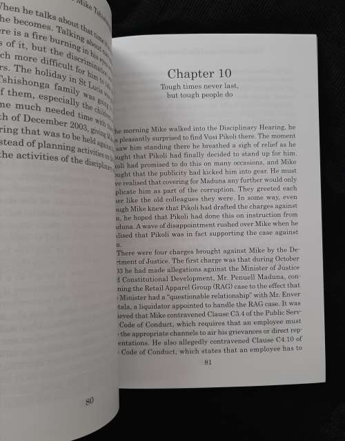 Whistleblower:The Mike Tshishonga Story By Lesedi Kuenda