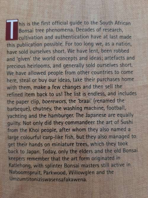 The African Bonsai Collection By Jann Bader