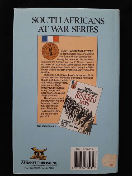 Warriors of the Sky: Springbok Air Heroes in Combat By Peter Bagshawe