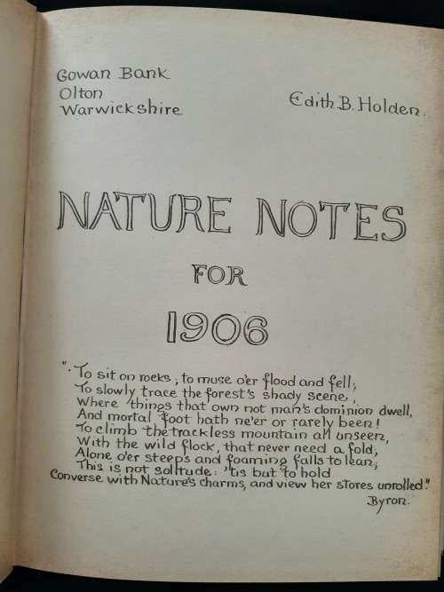 The Country Diary of an Edwarian Lady By Edith Holden