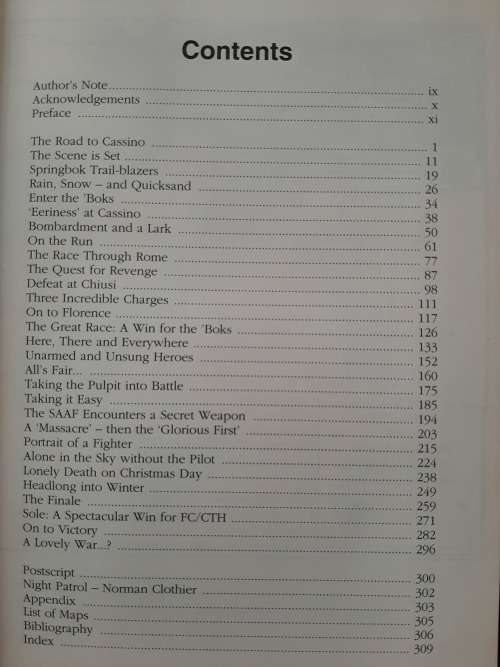 War in Italy with the South Africans from Taranto to the Alps By Jack Kros