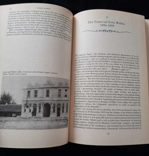 Sammy Marks: `The Uncrowned King of the Transvaal` By Richard Mendelsohn