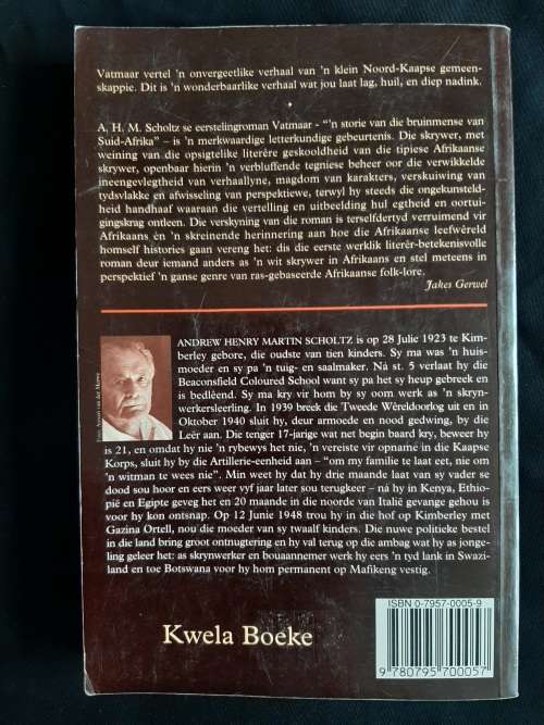 Vatmaar:`n Lewendige verhaal van `n tyd wat nie meer is nie by A.H.M. Scholtz