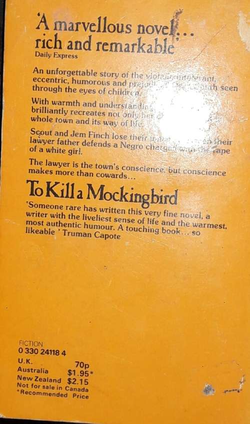 To Kill A Mockingbird - Harper Lee