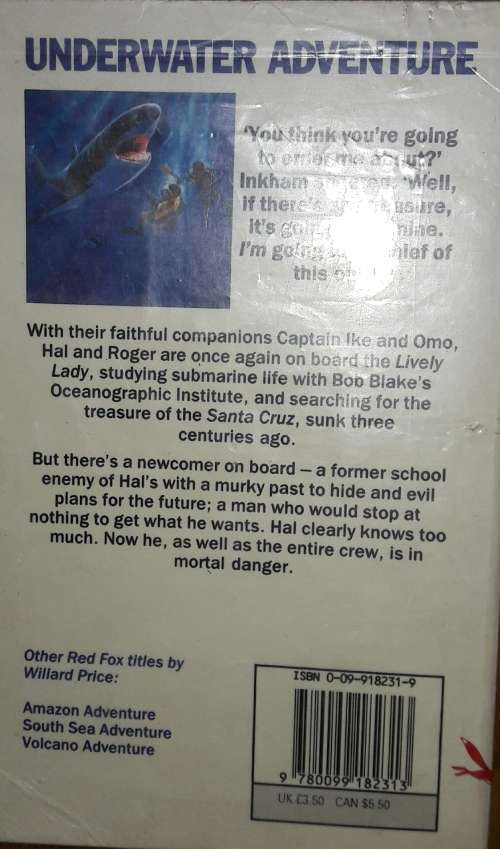 Underwater Adventure - Willard Price