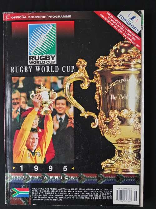 Official Souvenir Programme - Rugby World Cup 1995