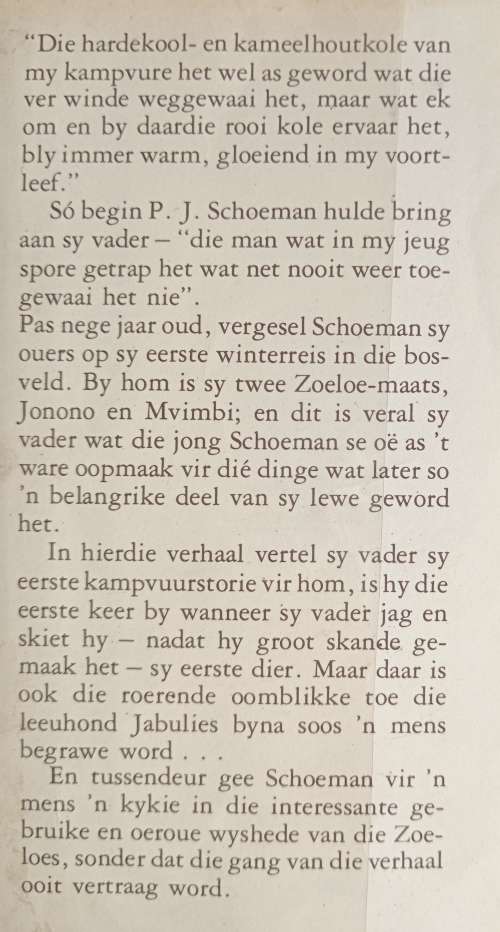 Spore wat nie Toewaai nie by P.J. Schoeman