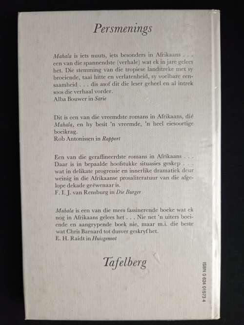 Mahala: Bekroon met die Hertzogprys by Chris Barnard