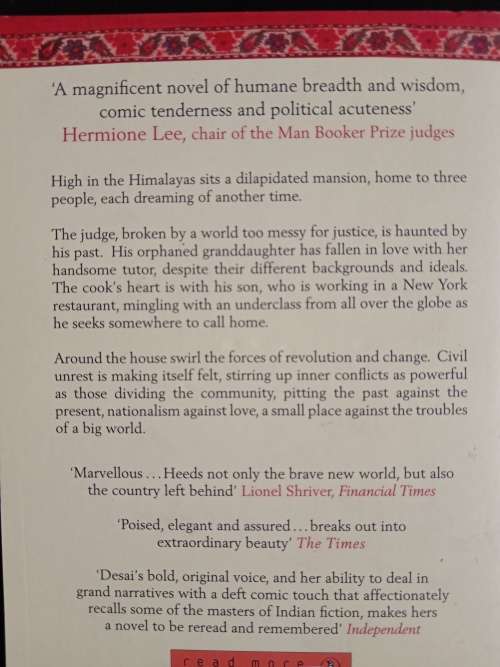 The Inheritance of Loss by Kiran Desai