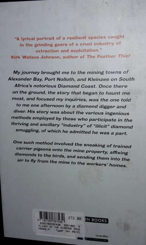 Flight Of The Diamond Smugglers - Matthew Gavin Frank