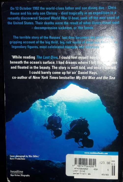 The Last Dive - Bernie Chowdhury