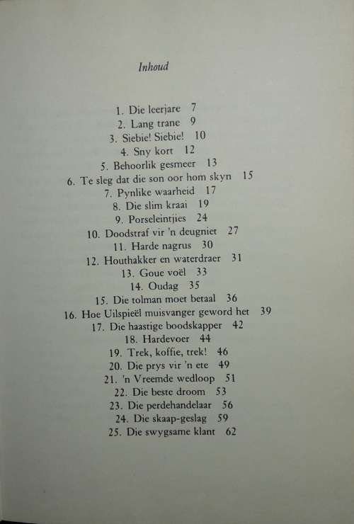 Uiltjie, Uiltjie In Die Spieel - Pieter W Grobblelaar