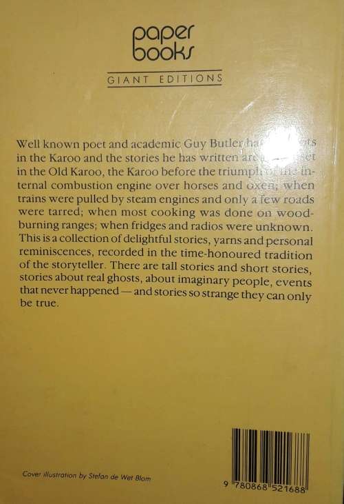 Tales From The Old Karoo - Guy Butler