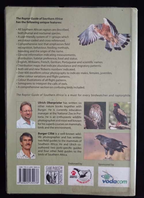 The Raptor Guide of Southern Africa by Ulrich Oberprieler & Burger Cillié