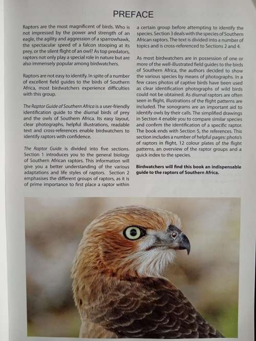 The Raptor Guide of Southern Africa by Ulrich Oberprieler & Burger Cillié