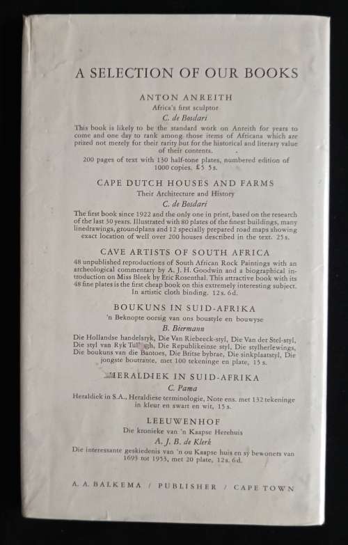 Cape Triangular Stamps by Eric Rosenthal & Eliezer Blum