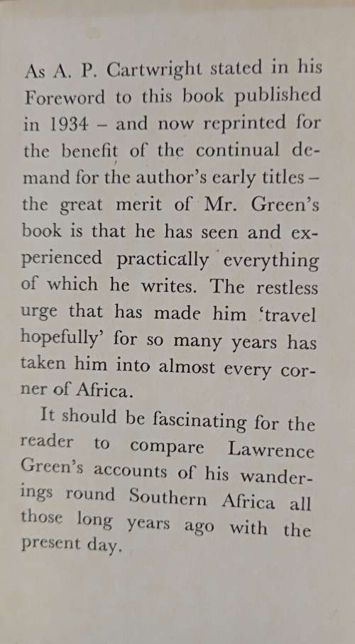 Strange Africa by Lawrence G. Green