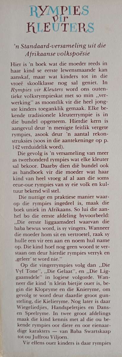 Rympies vir Kleuters by Leon Rousseau