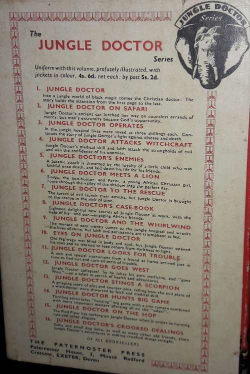 Jungle Doctor Monkey Tales - Paul White