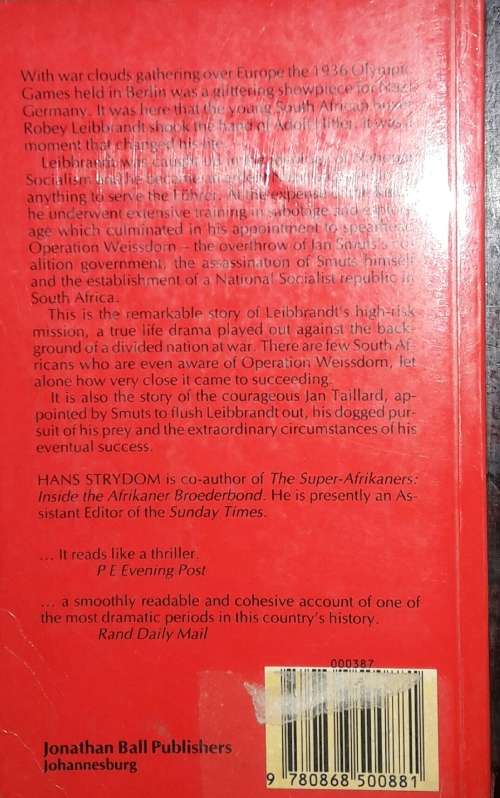 For Volk and Fuhrer - Hans Strydom