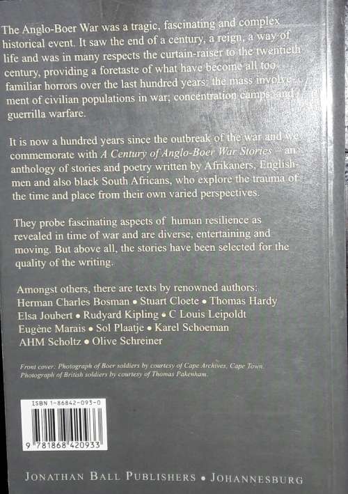 A Century of Anglo-Boer War Stories