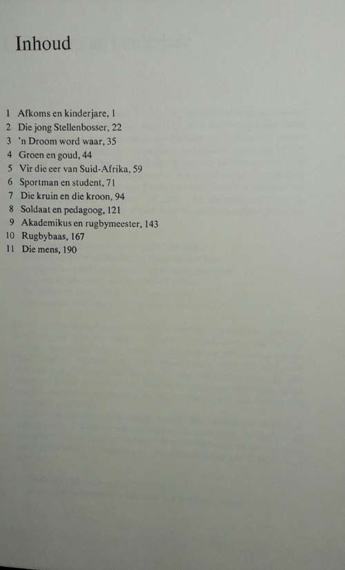 Danie Craven - Bun Booysens