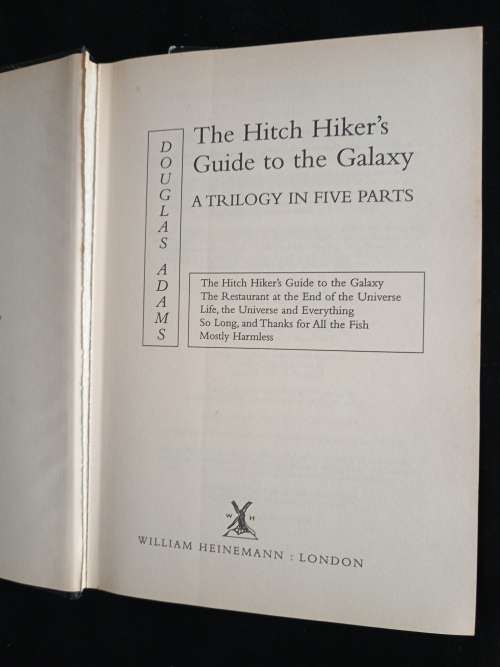 The Hitch Hiker`s Guide to the Galaxy by Douglas Adams