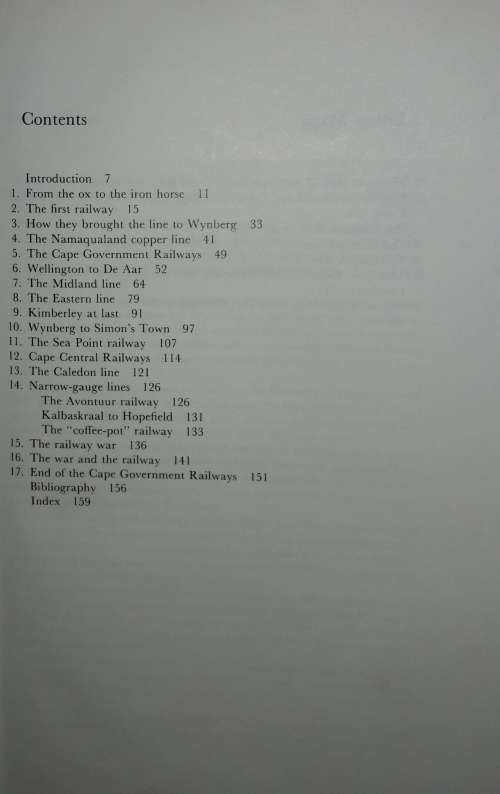 Early Railways At The Cape - Jose Burman