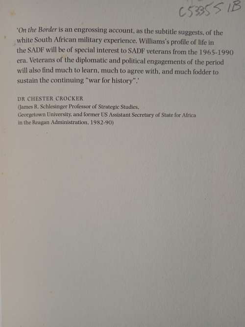 On The Border 1965-1990 by David Williams