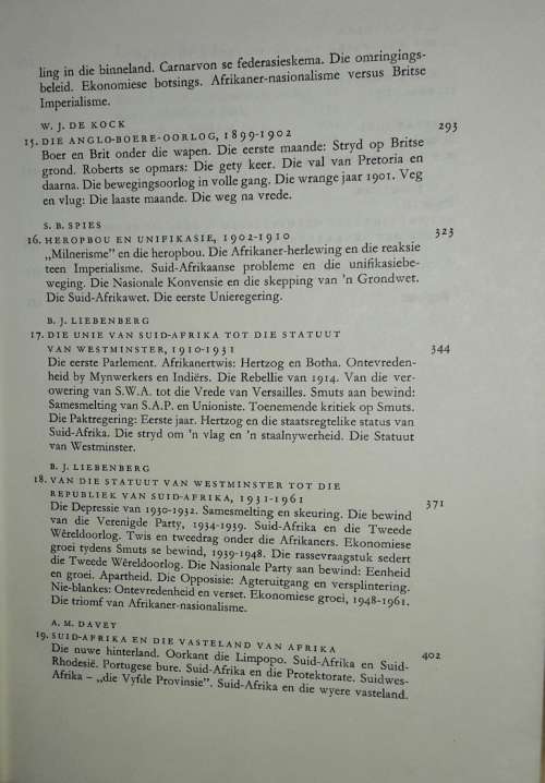 500 Jaar - Suid-Afrikaanse Geskiedenis - Onder Redaksie van Prof. C E J Muller