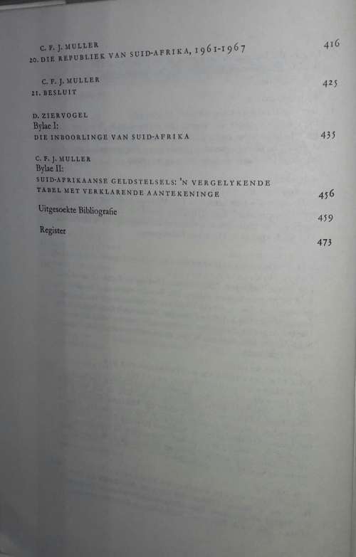 500 Jaar - Suid-Afrikaanse Geskiedenis - Onder Redaksie van Prof. C E J Muller