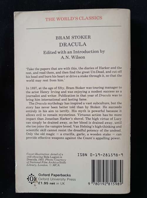 Dracula by Bram Stoker