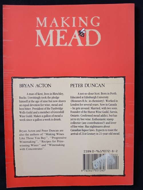 Making Mead by Bryan Acton & Peter Duncan