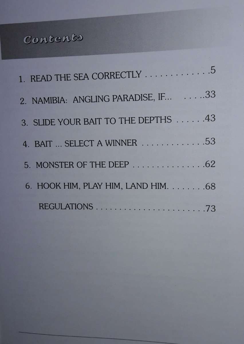 Secrets Of Sea Angling - Guide For Shore Angling - Nickie Louwrens