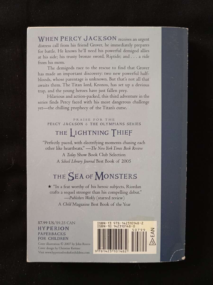 Percy Jackson & The Olympians Bk3 The Titan`s Curse by Rick Riordan